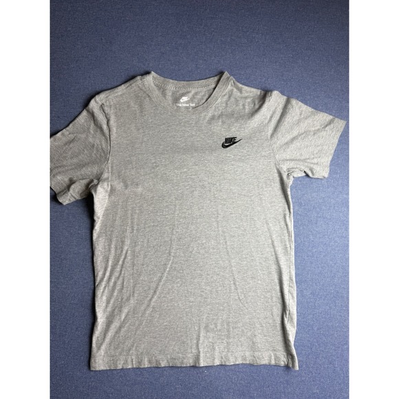 Nike Other - Nike Sportswear Mens Essential Embroidered Logo T-Shirt Gray AR4997-063 Small
